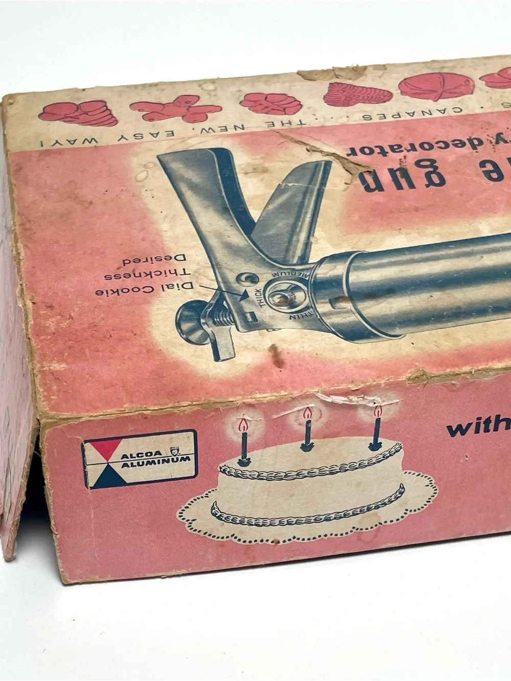 Vintage Wear Ever Cookie Gun and Pastry Decorator Trigger Quick No 3365 in box